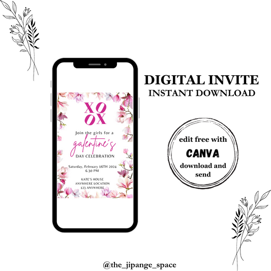 XOXO Galentine's Invite